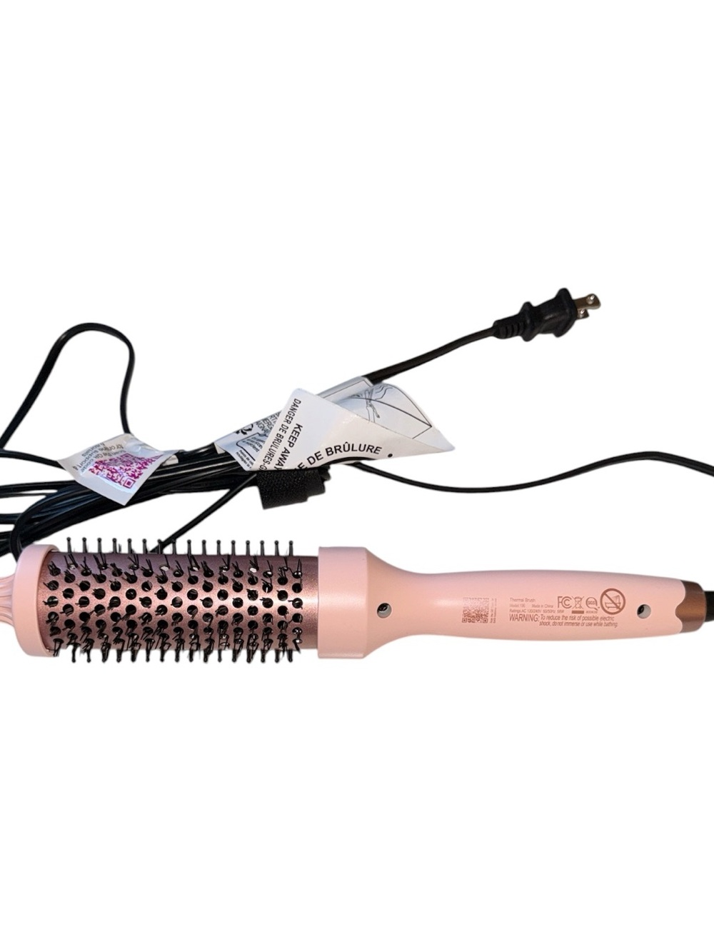 Wavytalk Blowout Boost Ionic Thermal Brush 1 1/2 Inch LED Display, 300-400F Pink - Picture 4 of 7